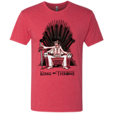 T-Shirts Vintage Red / Small King on Throne Men's Triblend T-Shirt