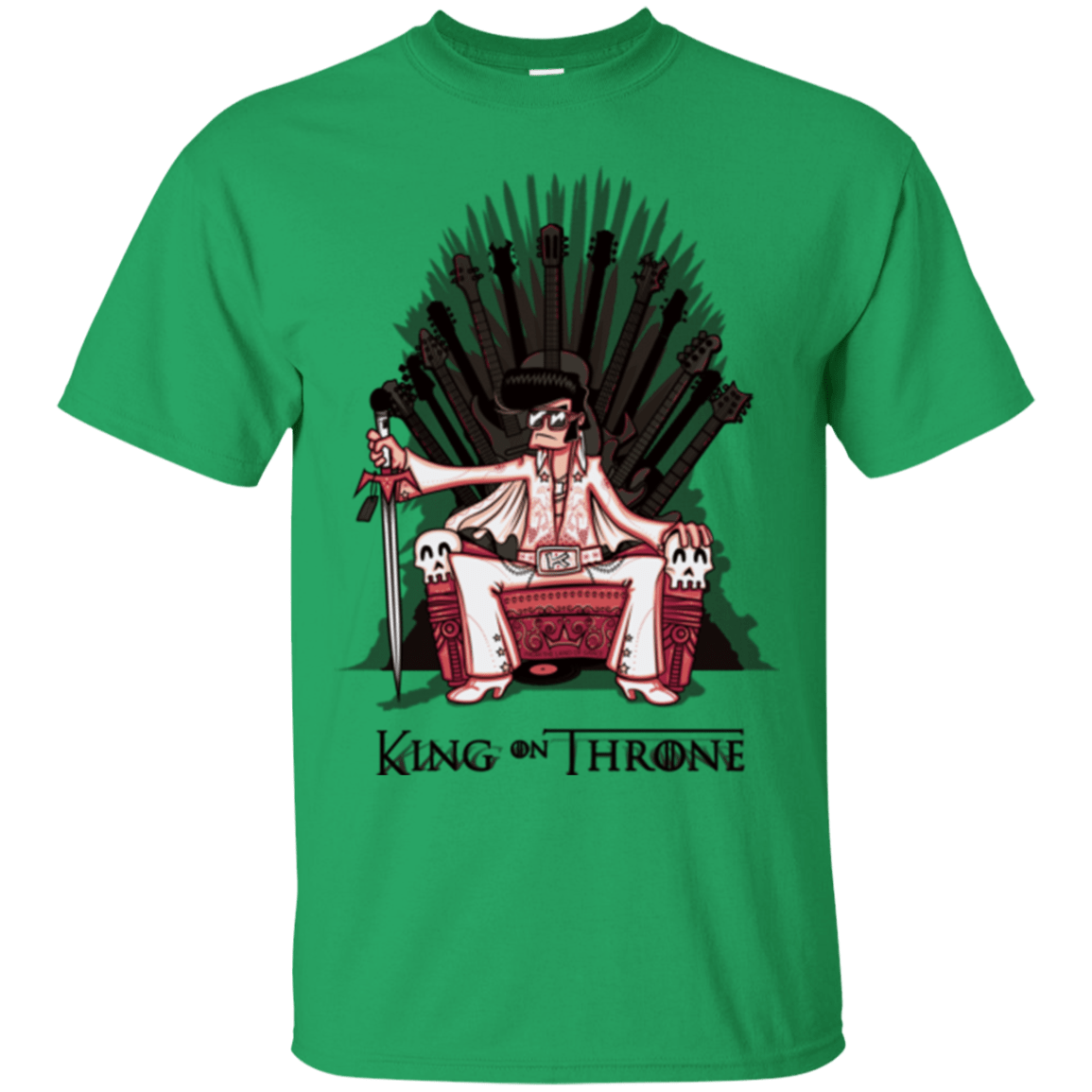 T-Shirts Irish Green / Small King on Throne T-Shirt