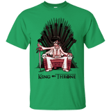 T-Shirts Irish Green / Small King on Throne T-Shirt
