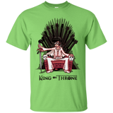 T-Shirts Lime / Small King on Throne T-Shirt
