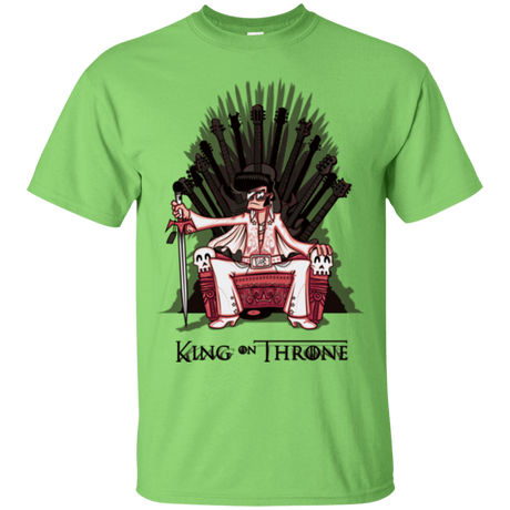T-Shirts Lime / Small King on Throne T-Shirt