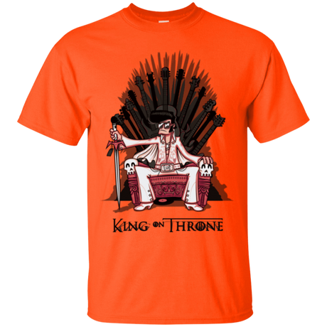 T-Shirts Orange / Small King on Throne T-Shirt