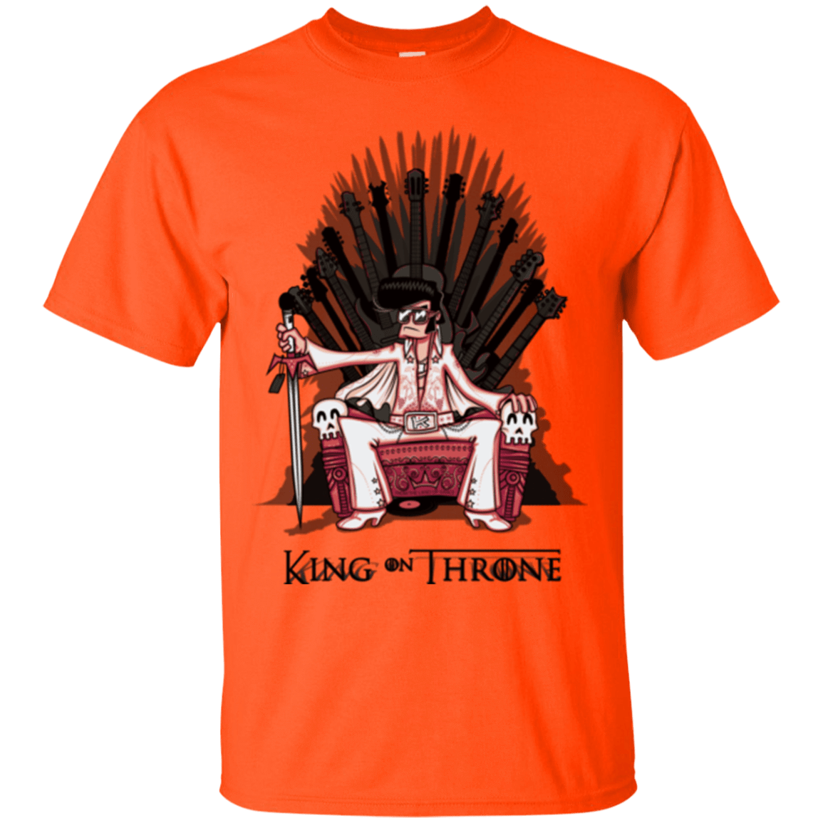 T-Shirts Orange / Small King on Throne T-Shirt