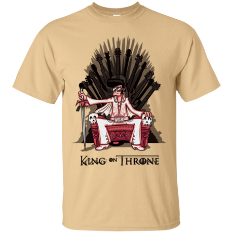 T-Shirts Vegas Gold / Small King on Throne T-Shirt