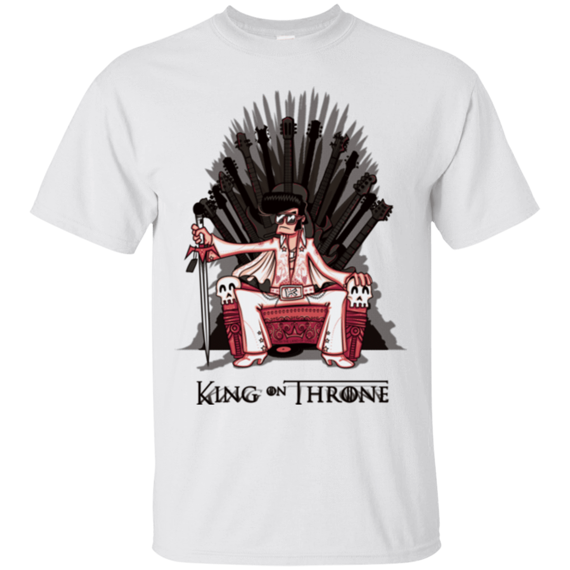 T-Shirts White / Small King on Throne T-Shirt