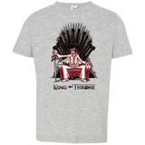 T-Shirts Heather / 2T King on Throne Toddler Premium T-Shirt