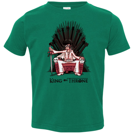 T-Shirts Kelly / 2T King on Throne Toddler Premium T-Shirt