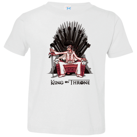 T-Shirts White / 2T King on Throne Toddler Premium T-Shirt