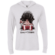 T-Shirts Heather White / X-Small King on Throne Triblend Long Sleeve Hoodie Tee