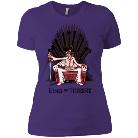 T-Shirts Purple / X-Small King on Throne Women's Premium T-Shirt
