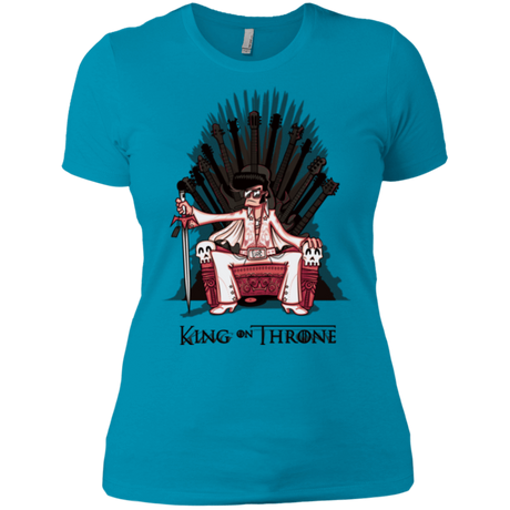 T-Shirts Turquoise / X-Small King on Throne Women's Premium T-Shirt