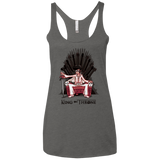 T-Shirts Premium Heather / X-Small King on Throne Women's Triblend Racerback Tank