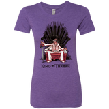 T-Shirts Purple Rush / Small King on Throne Women's Triblend T-Shirt