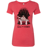 T-Shirts Vintage Red / Small King on Throne Women's Triblend T-Shirt