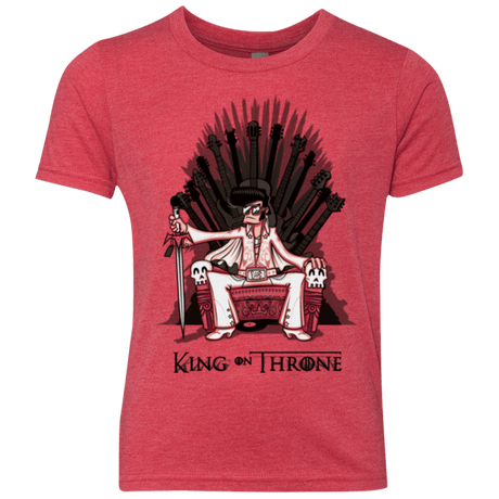 T-Shirts Vintage Red / YXS King on Throne Youth Triblend T-Shirt