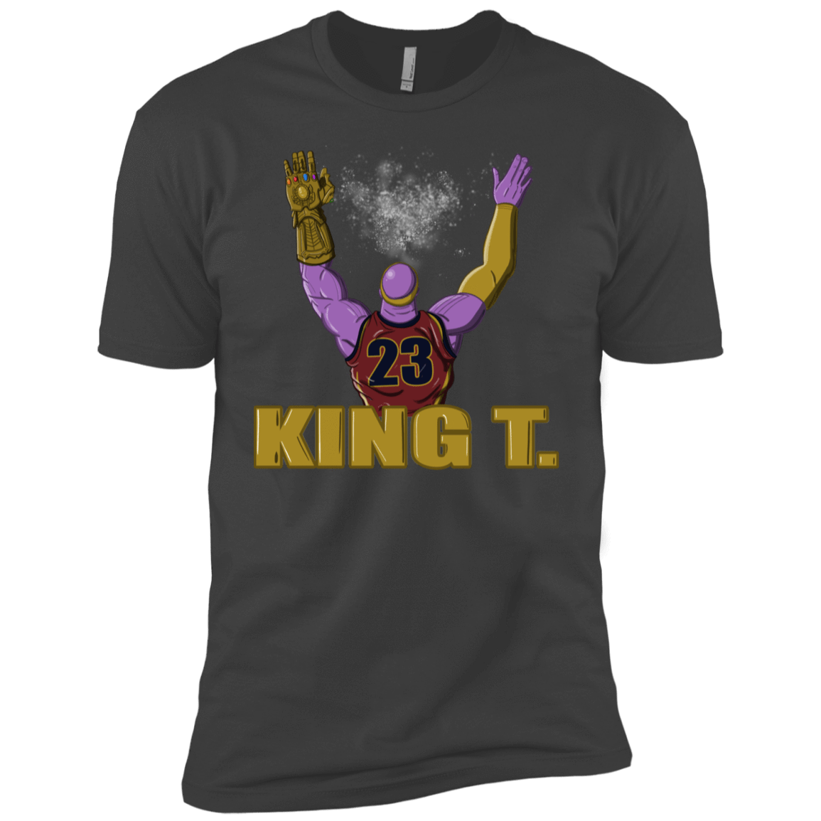 T-Shirts Heavy Metal / YXS King Thanos Boys Premium T-Shirt