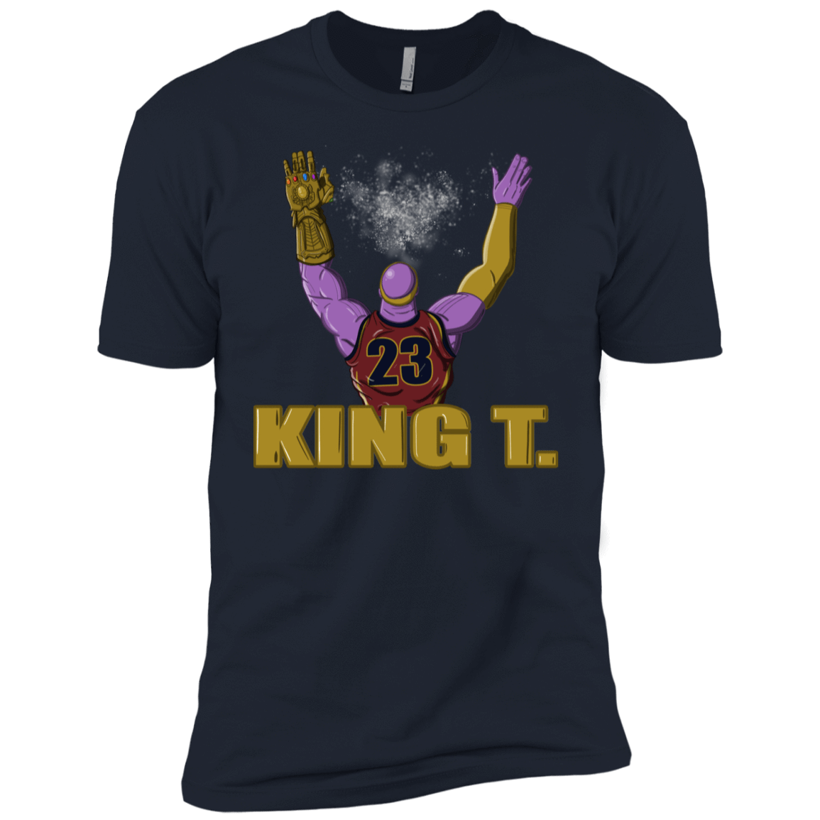 T-Shirts Midnight Navy / YXS King Thanos Boys Premium T-Shirt