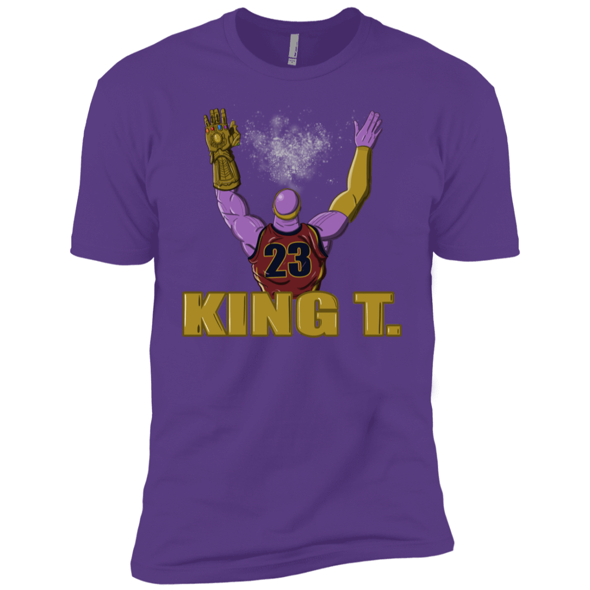 T-Shirts Purple Rush / YXS King Thanos Boys Premium T-Shirt