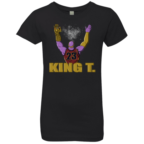 T-Shirts Black / YXS King Thanos Girls Premium T-Shirt