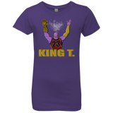 T-Shirts Purple Rush / YXS King Thanos Girls Premium T-Shirt