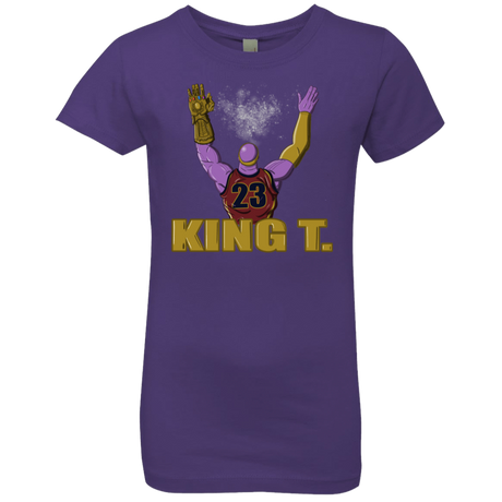 T-Shirts Purple Rush / YXS King Thanos Girls Premium T-Shirt