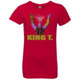 T-Shirts Red / YXS King Thanos Girls Premium T-Shirt