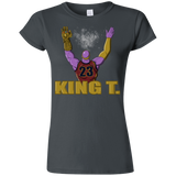 T-Shirts Charcoal / S King Thanos Junior Slimmer-Fit T-Shirt