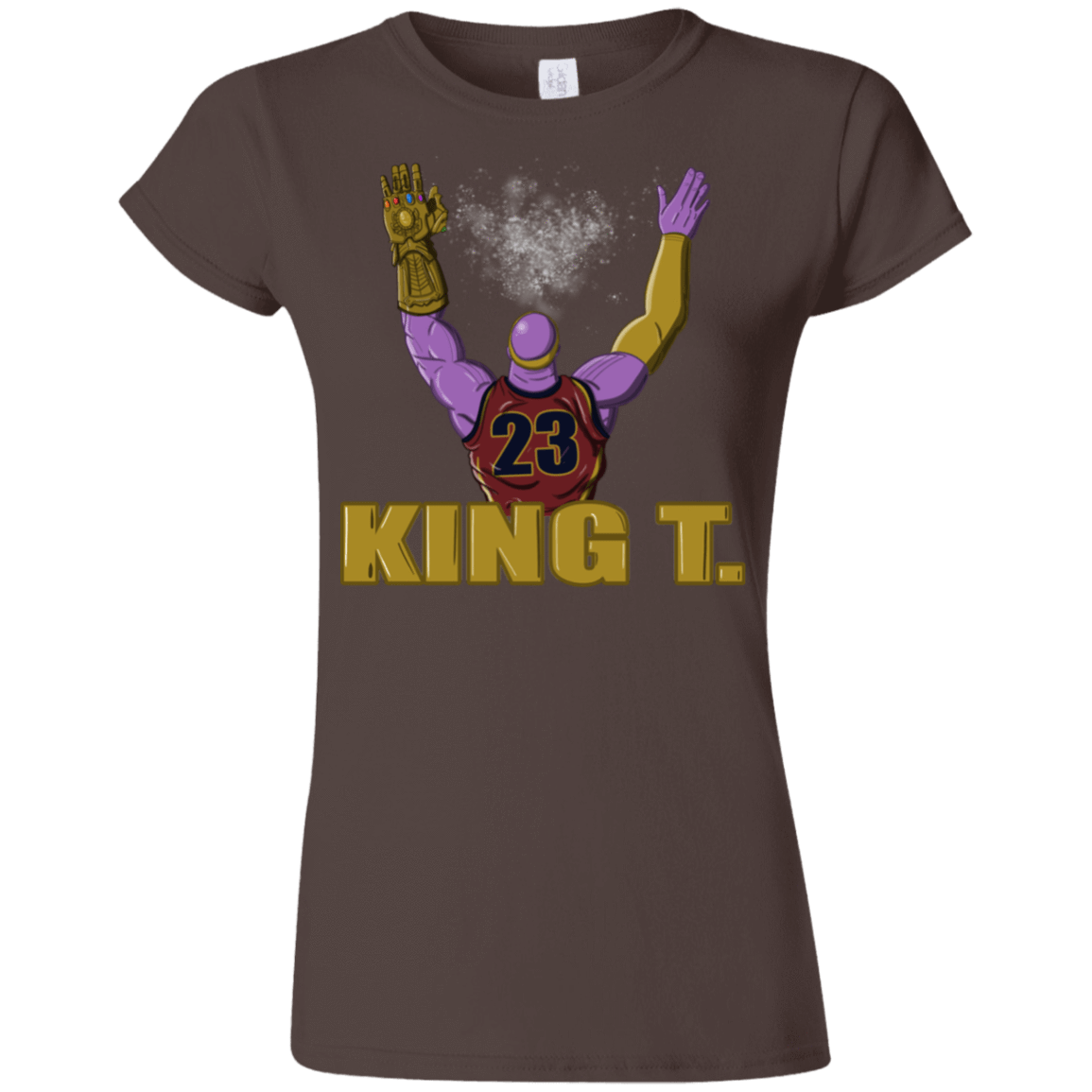 T-Shirts Dark Chocolate / S King Thanos Junior Slimmer-Fit T-Shirt