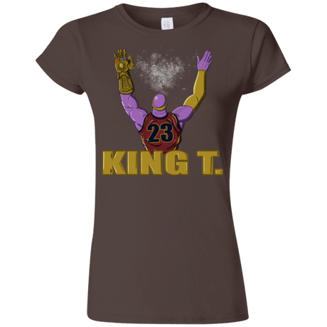 T-Shirts Dark Chocolate / S King Thanos Junior Slimmer-Fit T-Shirt