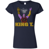 T-Shirts Navy / S King Thanos Junior Slimmer-Fit T-Shirt