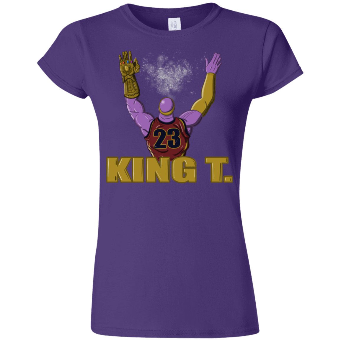 T-Shirts Purple / S King Thanos Junior Slimmer-Fit T-Shirt