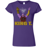 T-Shirts Purple / S King Thanos Junior Slimmer-Fit T-Shirt