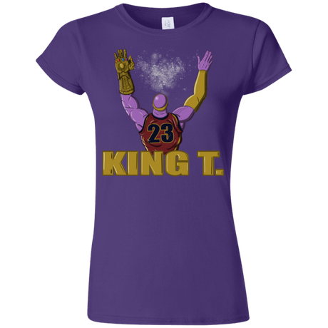 T-Shirts Purple / S King Thanos Junior Slimmer-Fit T-Shirt