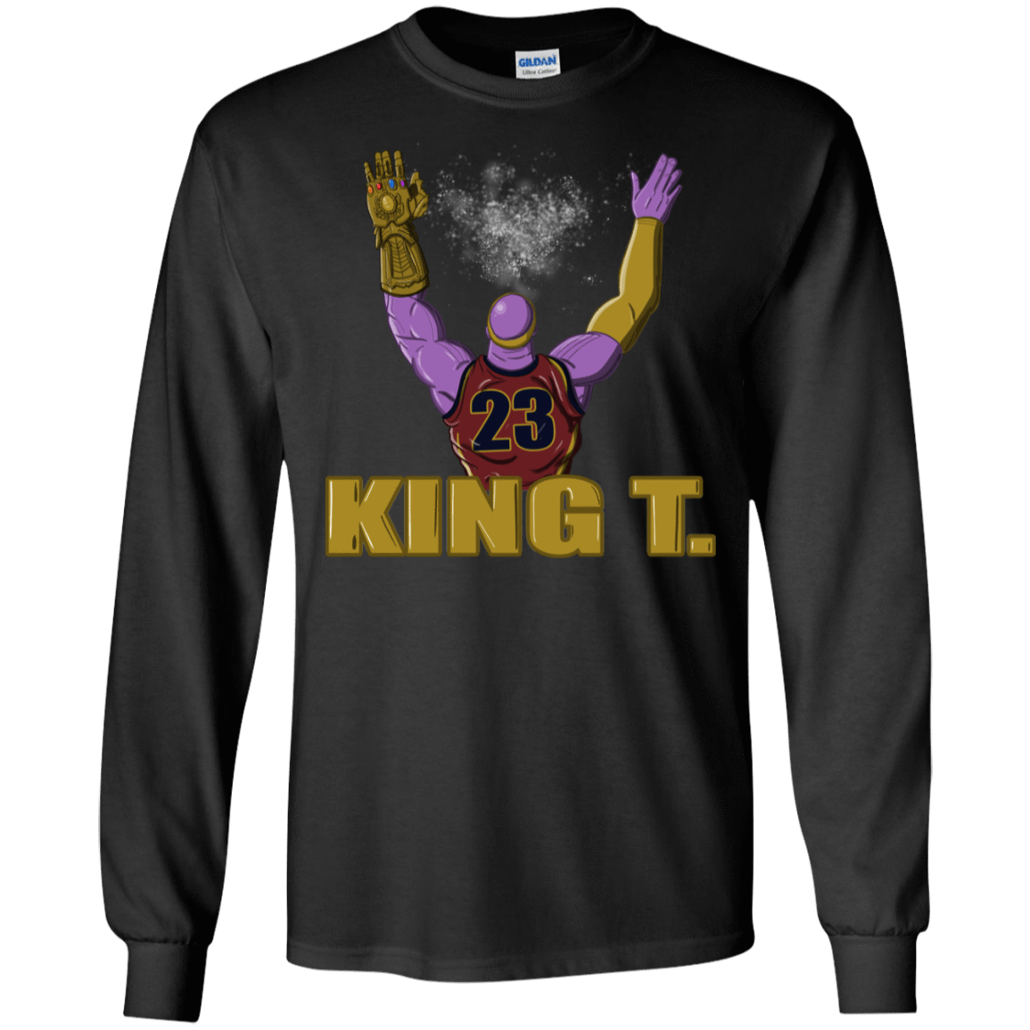 T-Shirts Black / S King Thanos Men's Long Sleeve T-Shirt