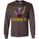 T-Shirts Dark Chocolate / S King Thanos Men's Long Sleeve T-Shirt