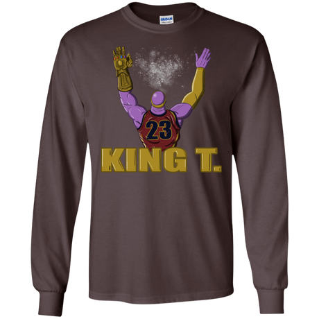 T-Shirts Dark Chocolate / S King Thanos Men's Long Sleeve T-Shirt