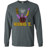 T-Shirts Dark Heather / S King Thanos Men's Long Sleeve T-Shirt