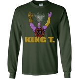 T-Shirts Forest Green / S King Thanos Men's Long Sleeve T-Shirt