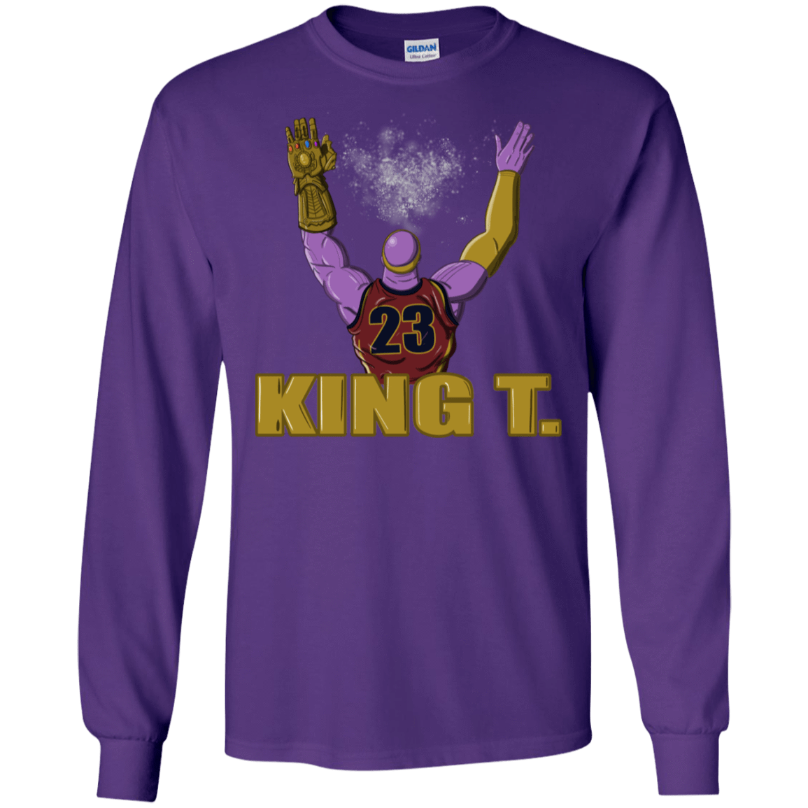 T-Shirts Purple / S King Thanos Men's Long Sleeve T-Shirt