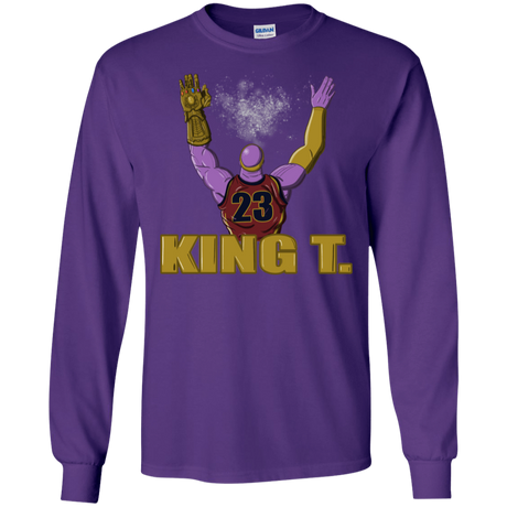 T-Shirts Purple / S King Thanos Men's Long Sleeve T-Shirt