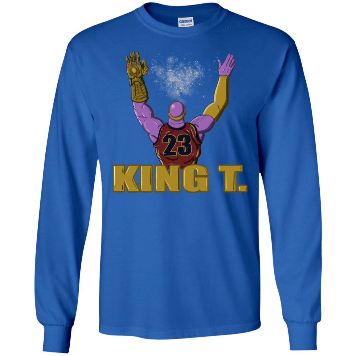 T-Shirts Royal / S King Thanos Men's Long Sleeve T-Shirt