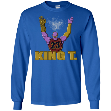 T-Shirts Royal / S King Thanos Men's Long Sleeve T-Shirt