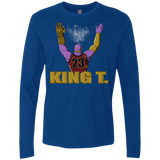 T-Shirts Royal / S King Thanos Men's Premium Long Sleeve