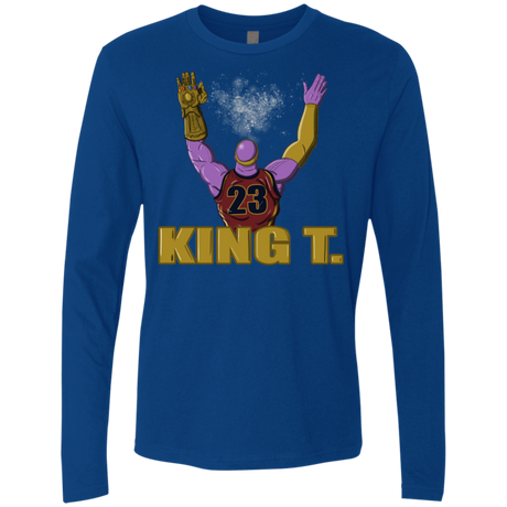T-Shirts Royal / S King Thanos Men's Premium Long Sleeve
