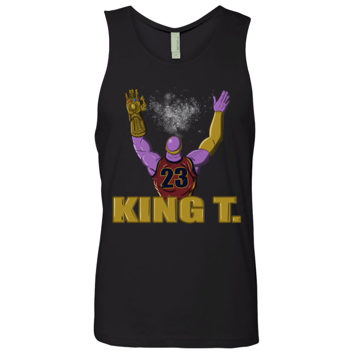 T-Shirts Black / S King Thanos Men's Premium Tank Top