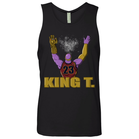 T-Shirts Black / S King Thanos Men's Premium Tank Top