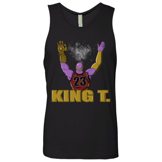 T-Shirts Black / S King Thanos Men's Premium Tank Top