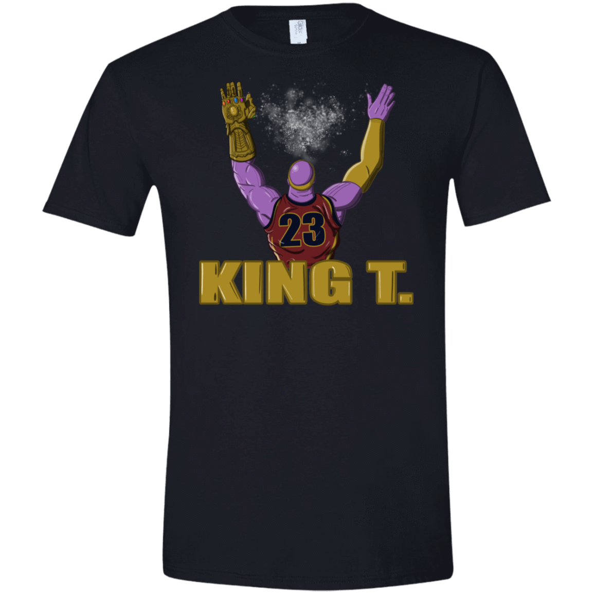 T-Shirts Black / X-Small King Thanos Men's Semi-Fitted Softstyle