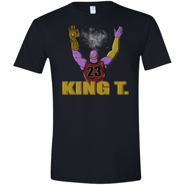 T-Shirts Black / X-Small King Thanos Men's Semi-Fitted Softstyle