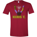 T-Shirts Cardinal Red / S King Thanos Men's Semi-Fitted Softstyle